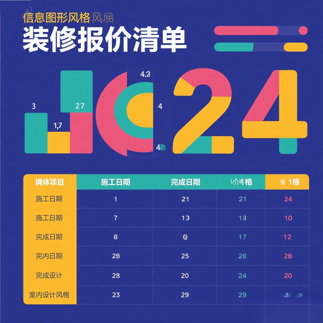 装修报价明细清单