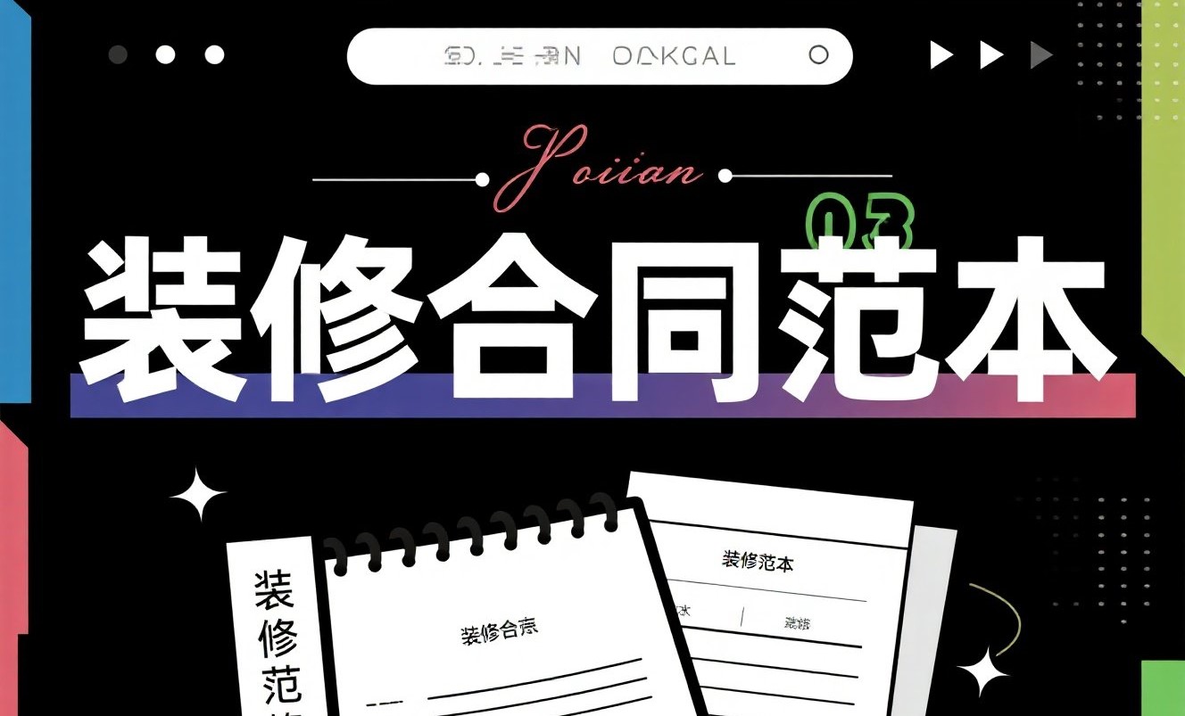 家庭装饰装修工程施工合同范本